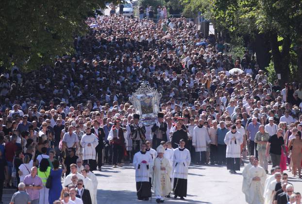 Sinj: Procesija i misa povodom blagdana Velike Gospe