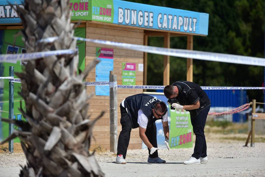  Novalja, 27.06.2018 - Ispred nocnog kluba Kalypso na Zrcu rano jutros ubijen mladi drzavljanin Velike Britanije