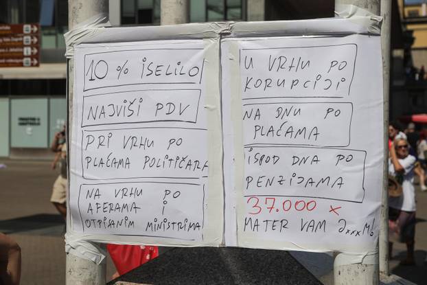 Tisuće prosvjednika preplavile središte Zagreba zbog otpada u Lici
