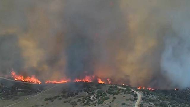 Rabbit Fire in Southern California