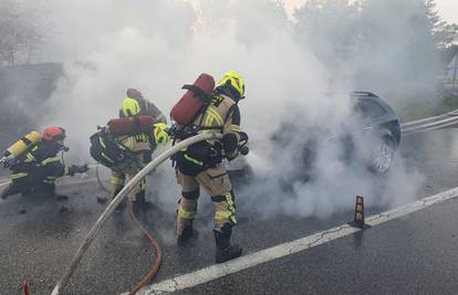 FOTO Požar auta kod Rovinja