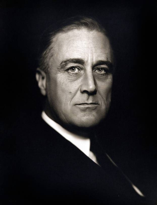 Portrait of Franklin D Roosevelt (1882-1945), the 32nd President of the USA, by Vincenzo Laviosa, c. 1932