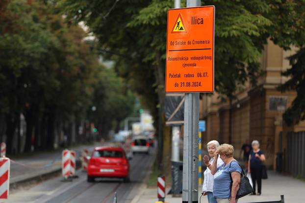 Zagreb: Zbog radova na sanaciji prijekopa na križanju Ilice i Selske bit će otežan promet