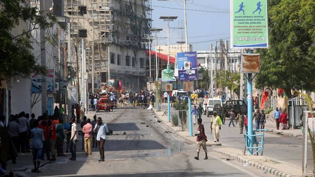 Suicide car explosion at a checkpoint near Somali Parliament building in Mogadishu