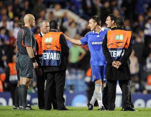 London: Champions League, semi -finals, Chelsea - Barcelona 