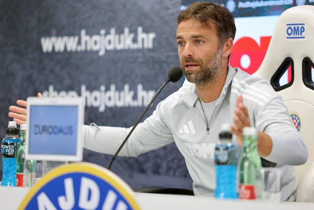 Split: Konferencija za medije Hajduka uo&ccaron;i utakmice s Istrom