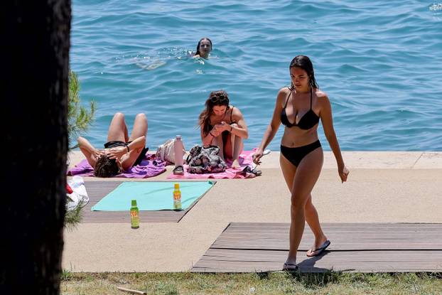 Zadarske plaže su pune kupača