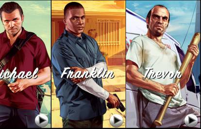 Upoznajte Franklina, Michaela i Trevora, glavne likove GTA V