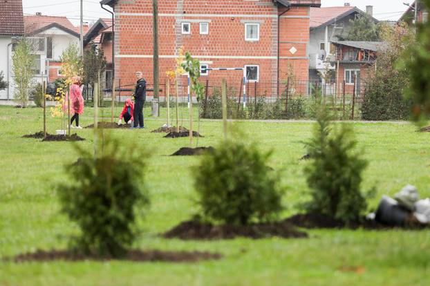 Zagreb: Oko crkve BDM Anđeoske u Dubravi zasađeno je 250 mladih stabala