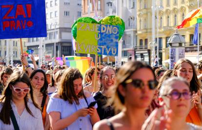 Tisuće prosvjedovale protiv planiranog pridea u Beogradu