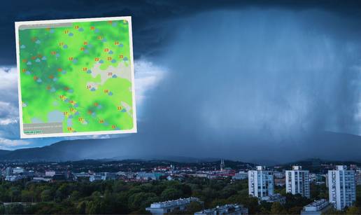 Stiže velika promjena vremena: Donosi  jaku kišu, grmljavinska nevremena i veće zahlađenje...