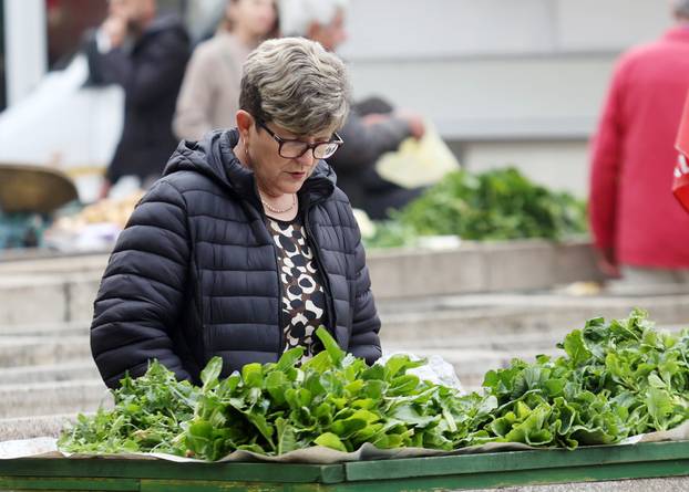 Šibenik: Raznolika ponuda na tržnici