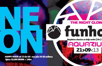 Funhouse: Neon party ove subote u klubu Aquarius