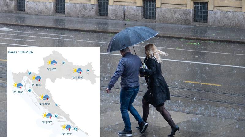 Nestabilno vrijeme. Prijete pljuskovi i grmljavine