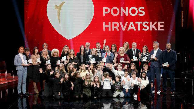 Zagreb: Svečana dodjela nagrade 24sata Ponos Hrvatske