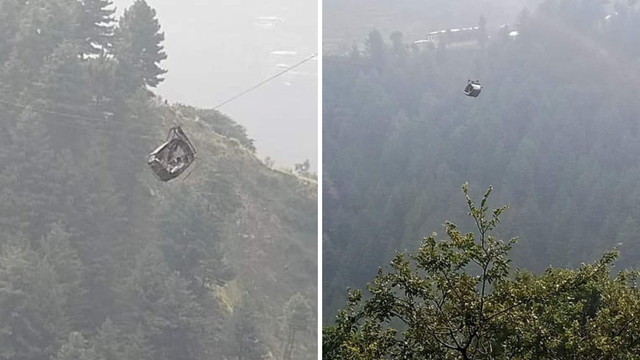 Drama u Pakistanu: Djeca vise u žičari na 274 metra, pukla sajla. U akciju šalju vojni helikopter
