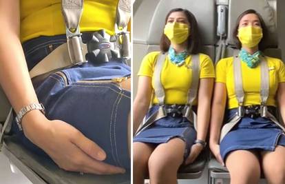Stjuardesa: Evo zašto sjedimo na rukama kad avion polijeće
