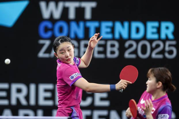 WTT Contender Zagreb 2025., finale zenski parovi, Sakura Yokoi i Hitomi Sato - Miwa Harimoto i Satsuki Odo