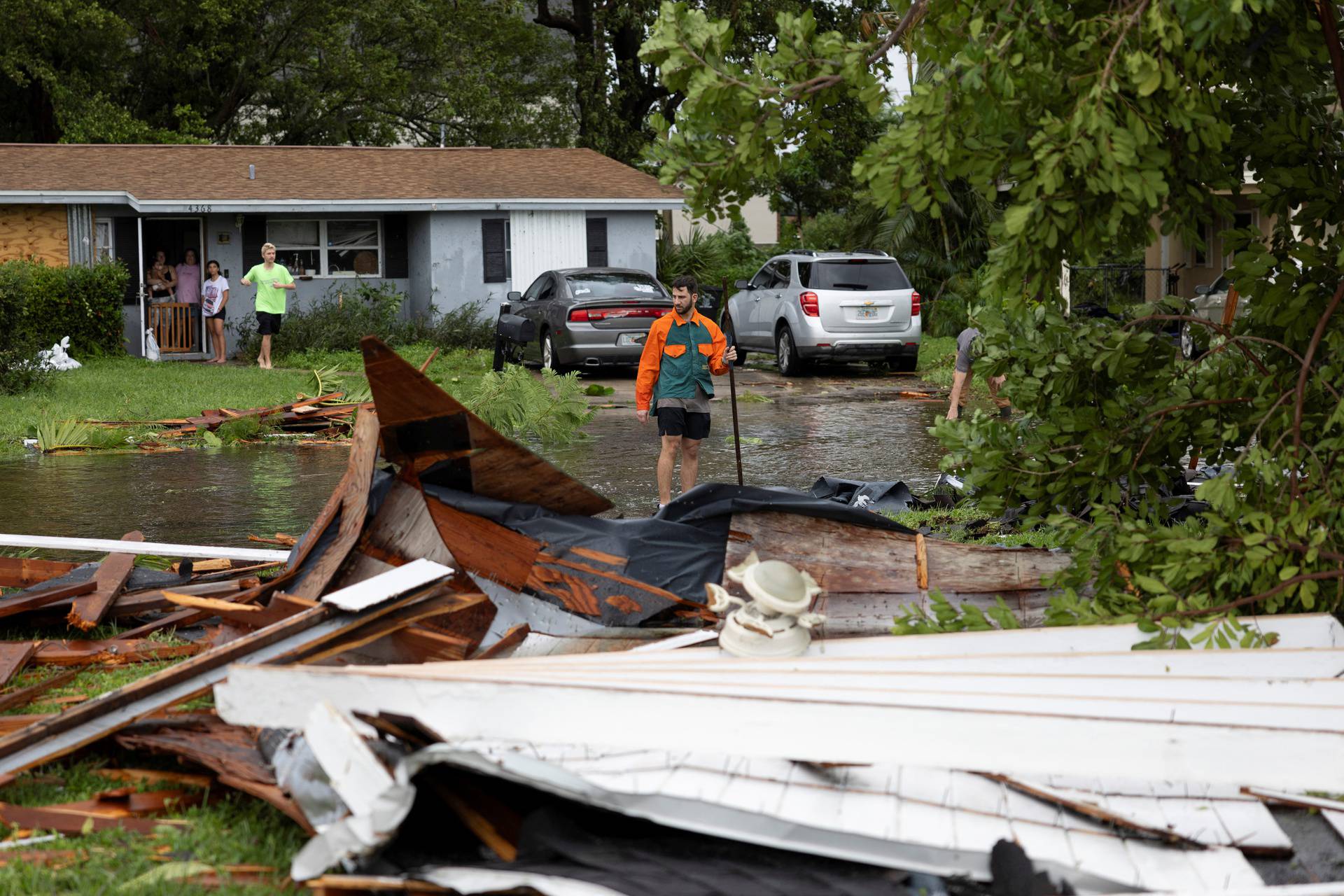 Hurricane Milton approaches Fort Myers, Florida