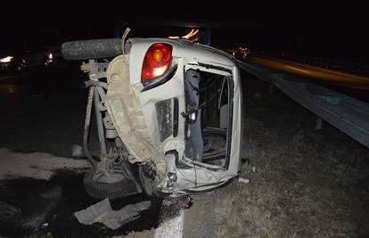Nesreća na Slavoniki: Teško je ozlijeđena putnica (87) iz auta