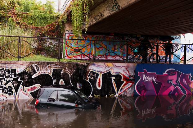 Heavy rains hit Milan