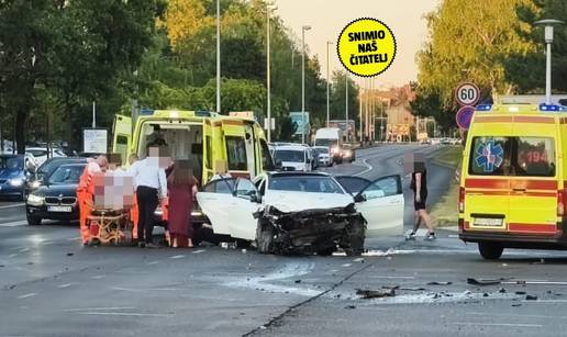 VIDEO Kr&scaron; i lom u Zagrebu: Sve je puno stakla i dijelova auta