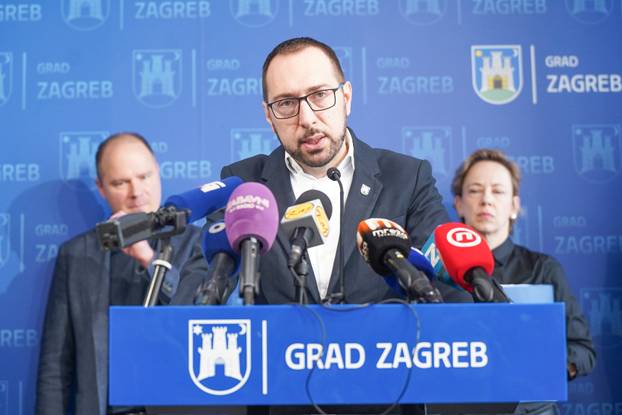 Zagreb: Konferencija za medije Tomislava Tomaševića i njegovih suradnika