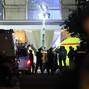 The site of an explosion at a restaurant in Moscow
