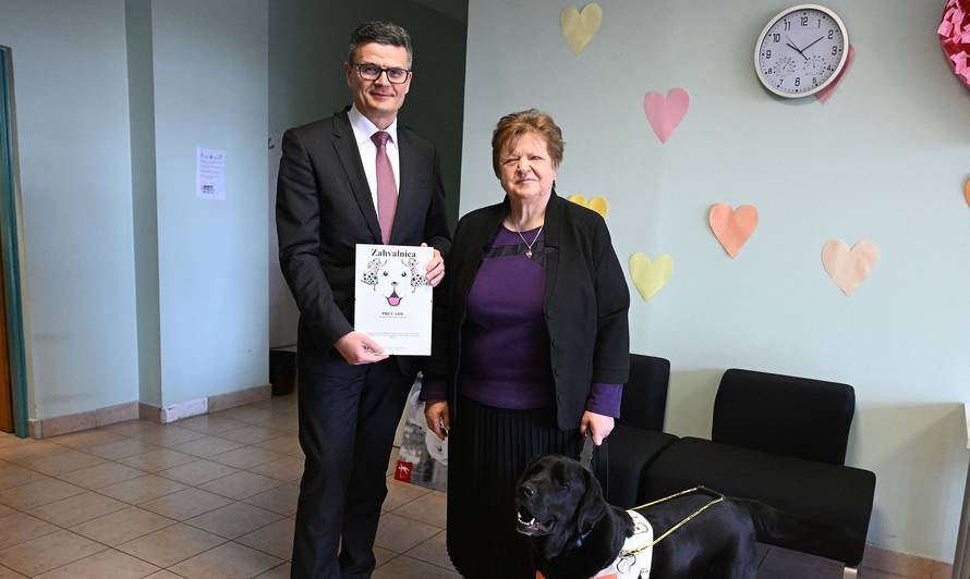 Donacija PBZ grupe omogućila edukaciju terapijskog psa za djecu u Centru Dubrava
