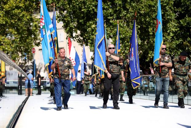 Rijeka: Mimohod povodom obljetnice Oluje te prigodno polaganje vijenaca za sve poginule