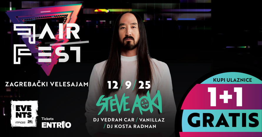 Samo jedan dan dijeli nas od tehno ludila! DJ Aoki i Scooter stižu na Fair Fest u Zagreb...