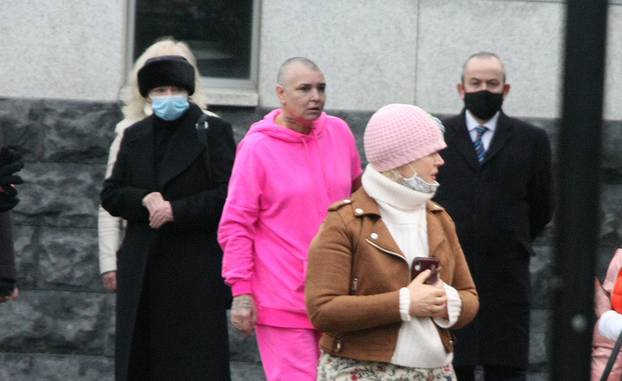 Sinead O'Connor Attended The Funeral And Cremation Of Her Son, Shane At Newlands Cross Cemetery And Crematorium