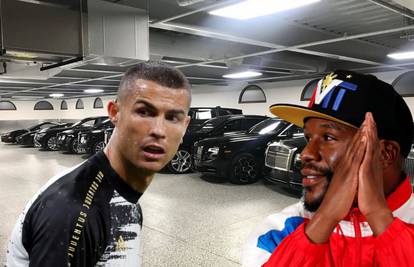 Ovo je nadrealno! Mayweather svojom garažom impresionirao i Ronalda: Brate, hoću taj Bugatti