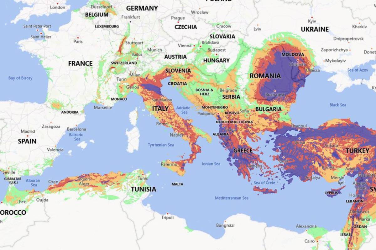 Objavljena globalna karta rizika od potresa, na njoj je i Hrvatska