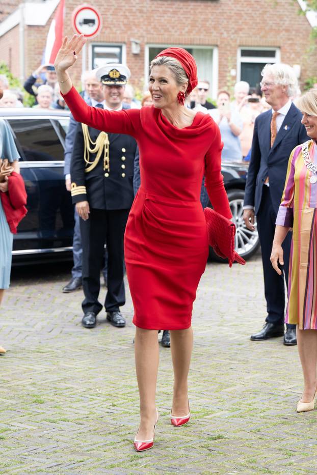 Queen Maxima reopens Museum Hindeloopen Photo: Albert Nieboer / Netherlands OUT / Point de Vue OUT