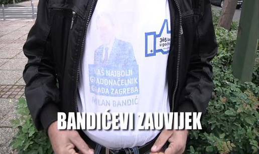 'Bandićevi ljudi' došli pred Remetinec: Ne daj se Milane!