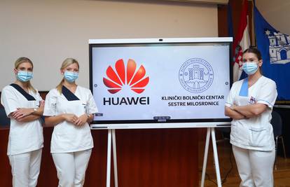 Huawei donirao opremu za telekonferenciju KBC-u Sestre milosrdnice
