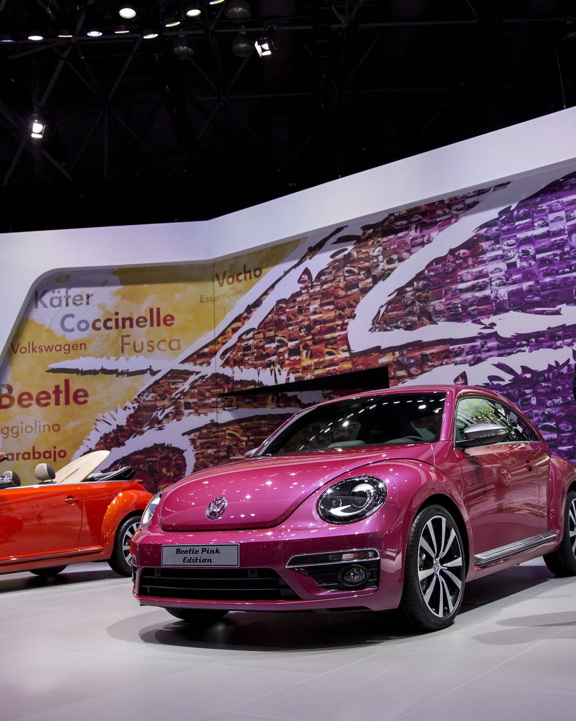 FILE PHOTO: Michael Horn president and CEO of Volkswagen Group of America unveils the new Beetle at the 2015 New York International Auto Show in New York City