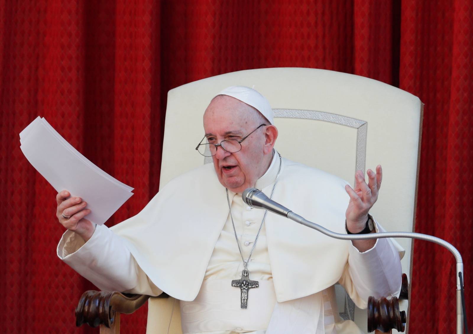 Pope Francis holds weekly audience