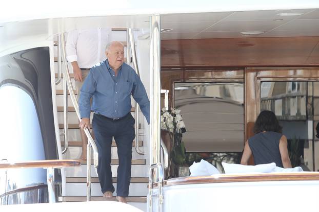 Amancio Ortega, vlasnik Zare, sa suprugom Florom Perez stigao u grad Split
