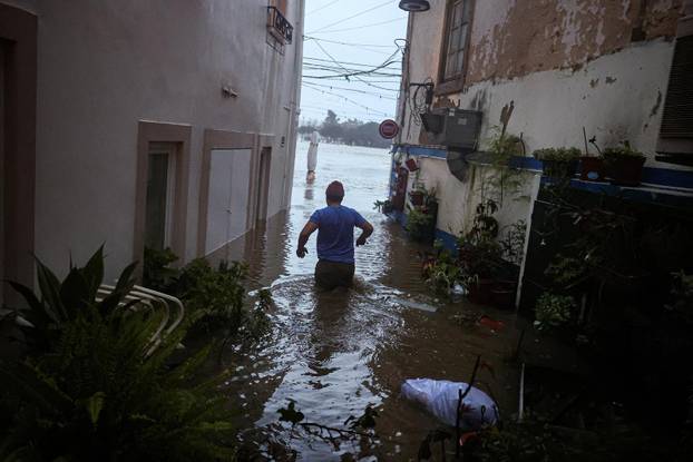 Storm Leo reaches Alcacer do Sal