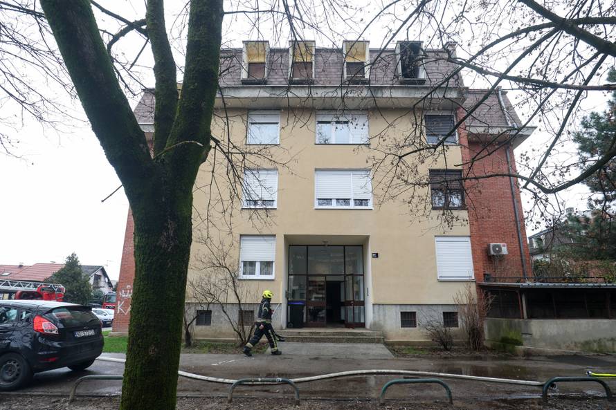 Zagreb: Požar u Ulici Hrvoja Macanovića, tri osobe ozlijeđene