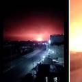 VIDEO Pogledajte trenutak jake eksplozije u Jemenu: Crno nebo odjednom je postalo crveno...