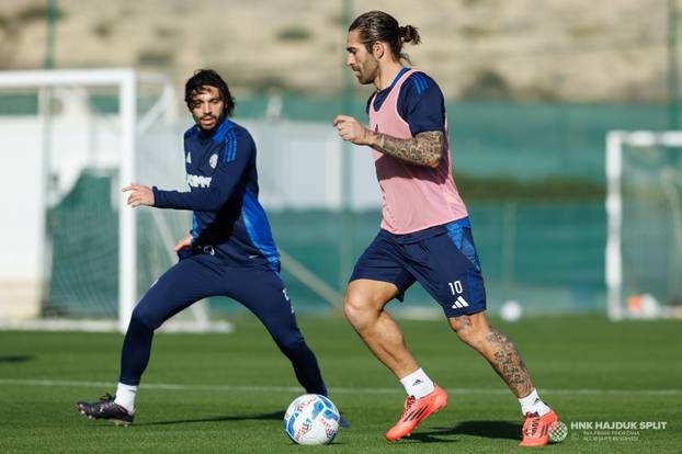 FOTO Hajdukovce u Španjolskoj dočekali idealni uvjeti. Gattuso s kapom 'dirigirao' igračima