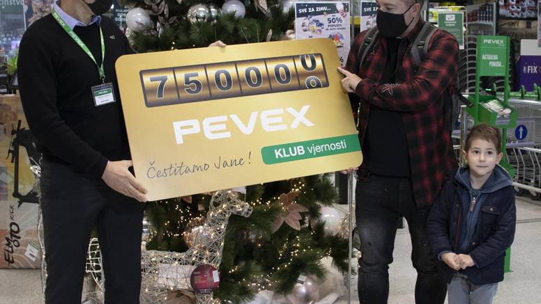 PEVEX nagradio 750.000 člana kluba vjernosti