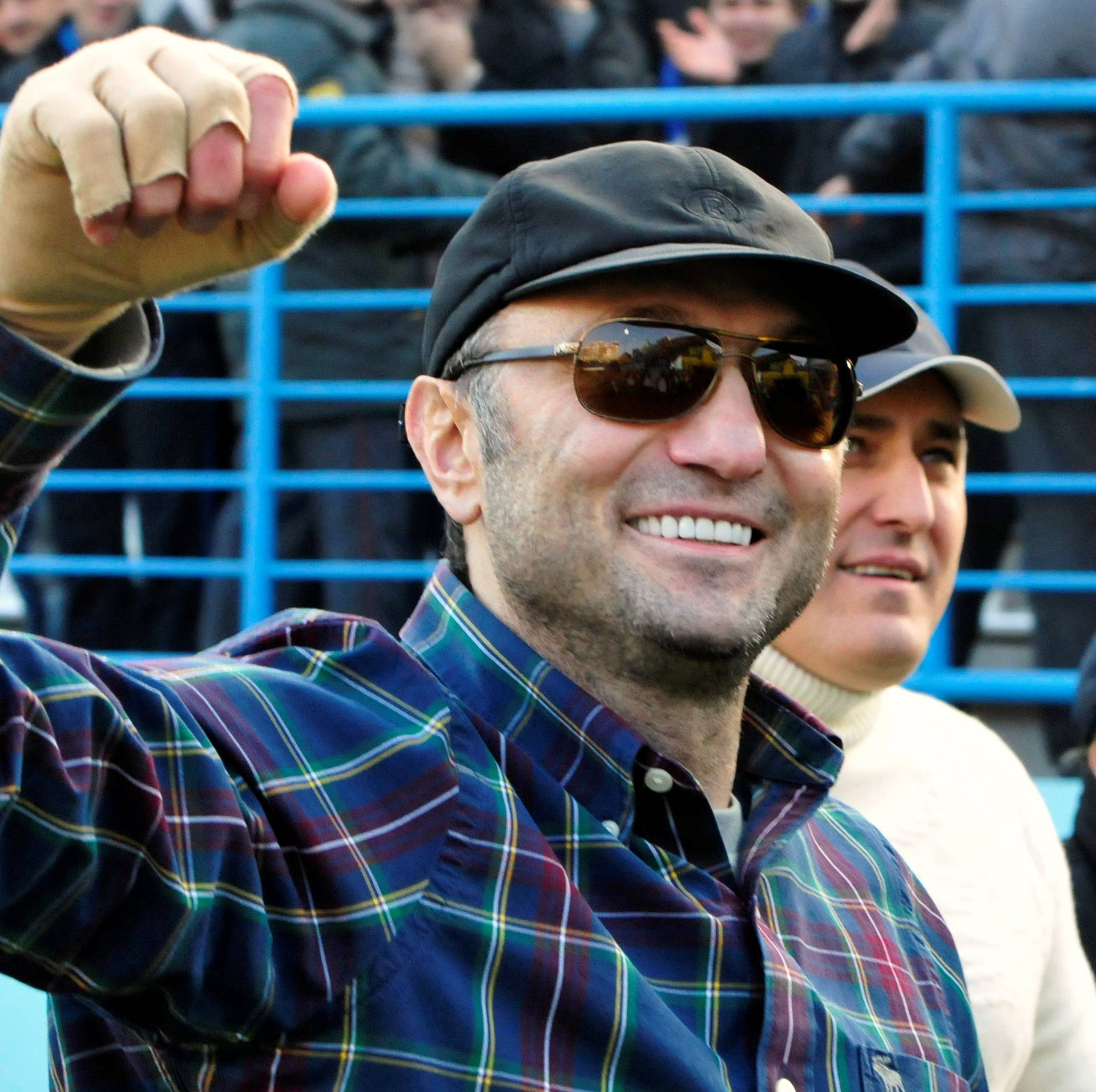 FILE PHOTO: Dagestani born tycoon Suleiman Kerimov watches a soccer match between Anzhi and CSKA in Makhachkala