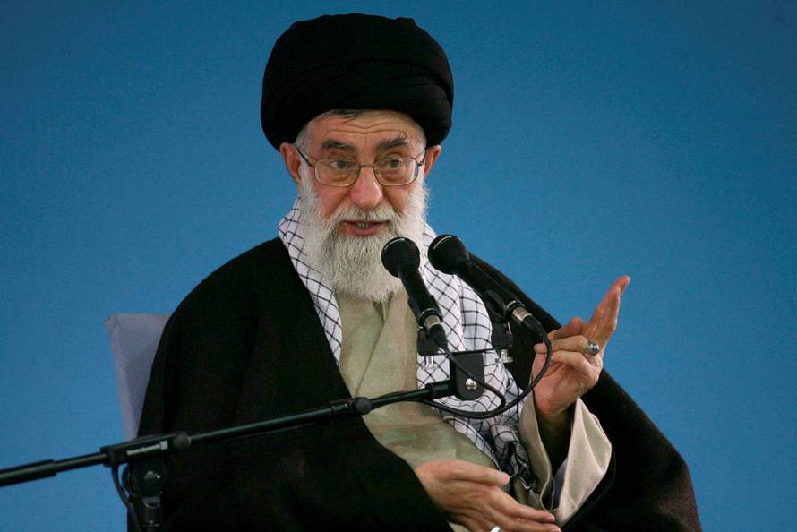 FILE PHOTO: Iran's Supreme Leader Ayatollah Ali Khamenei speaks in Tehran