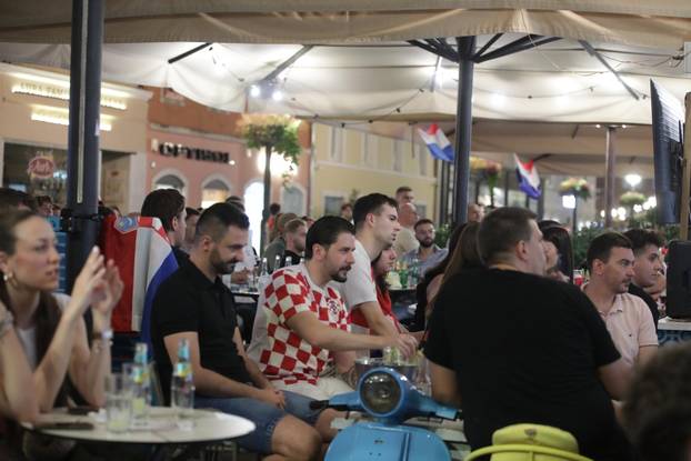 Rijeka: Pra??enje utakice Hrvatska-Portugal