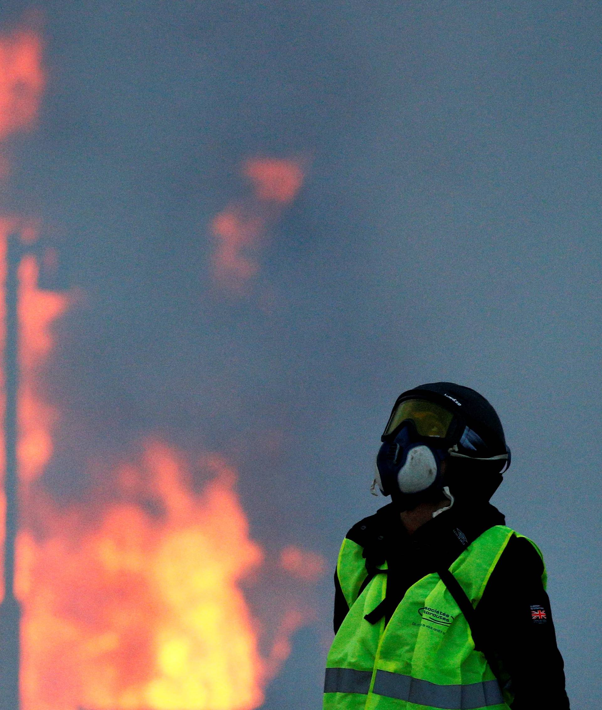 Demonstration of the "yellow vests" movement in Angers