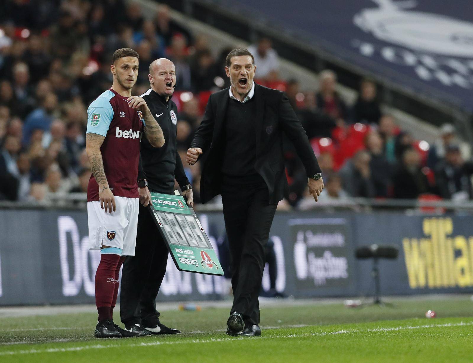 Tottenham Hotspur v West Ham United - Carabao Cup - Wembley Stadium